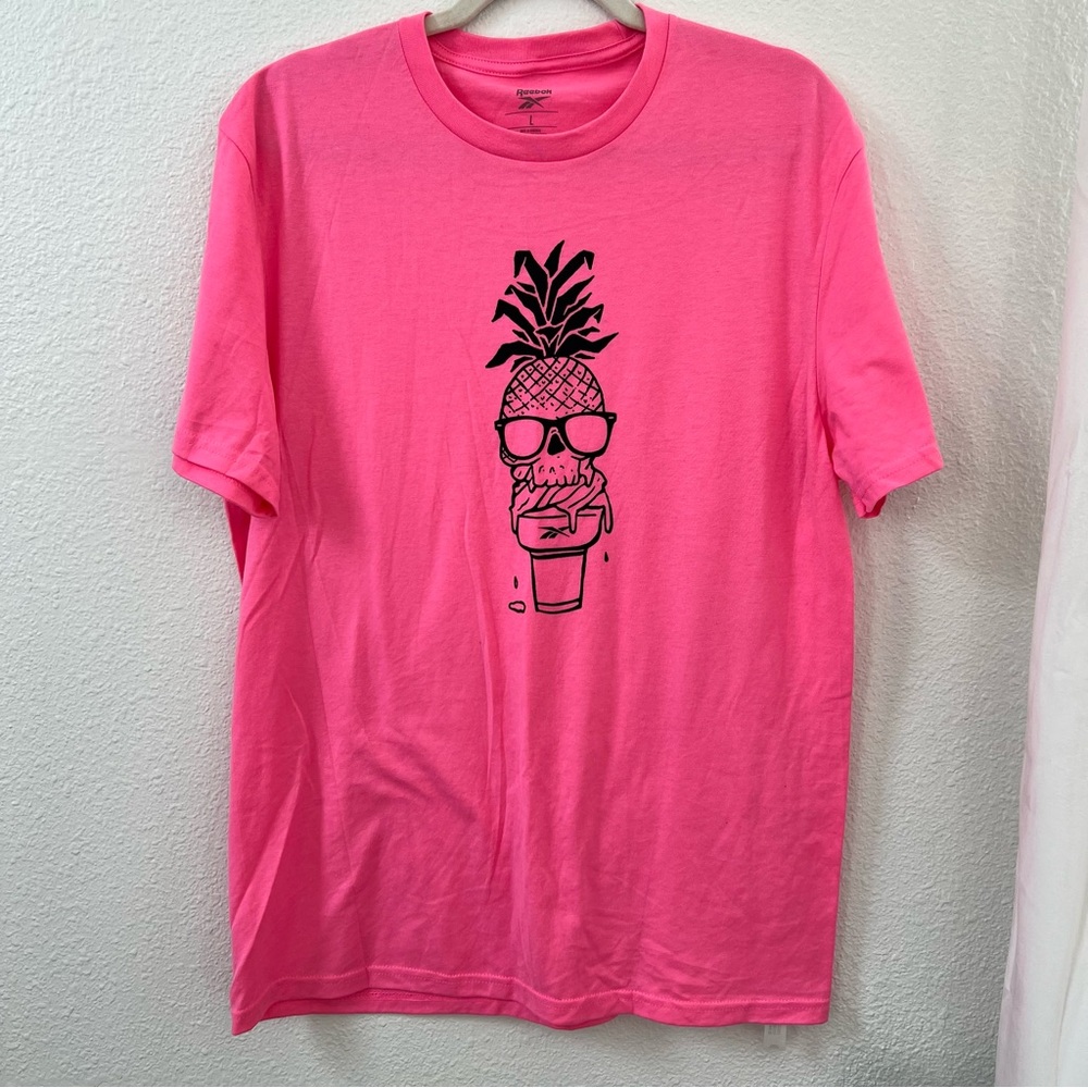 Reebok Pink Pineapple T Shirt